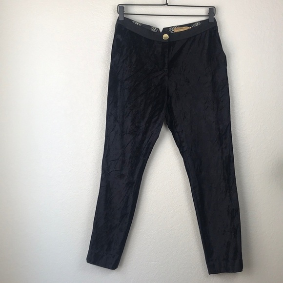 Ted Baker black Velvet trouser - Picture 2 of 7